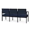 Lesro Lenox 3 Seat Tandem Seating W/ Arms, 64.5 in W 24.5 in L 32 in H LS3103 - alternate 3